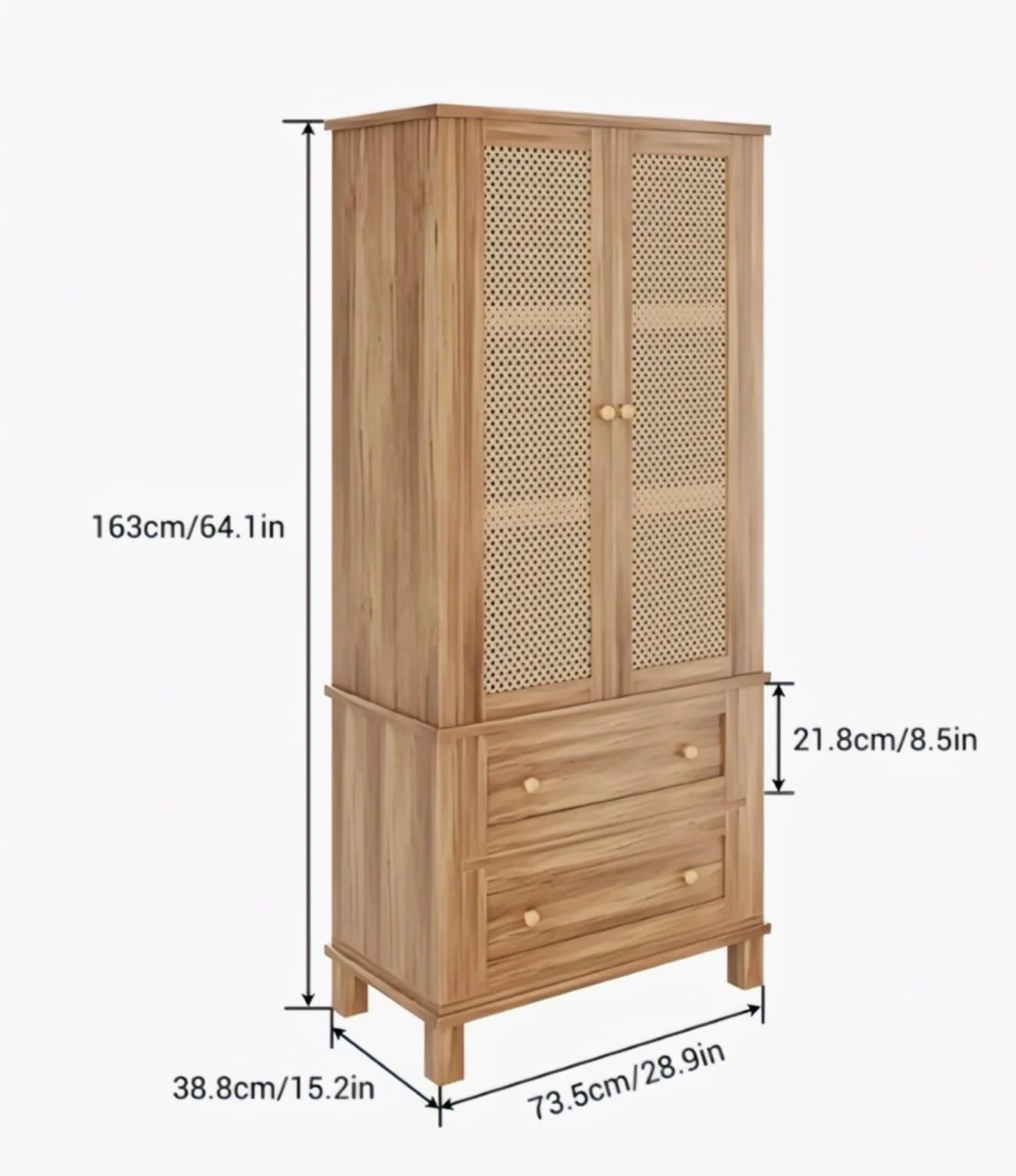 Mercer Rattan Cabinet