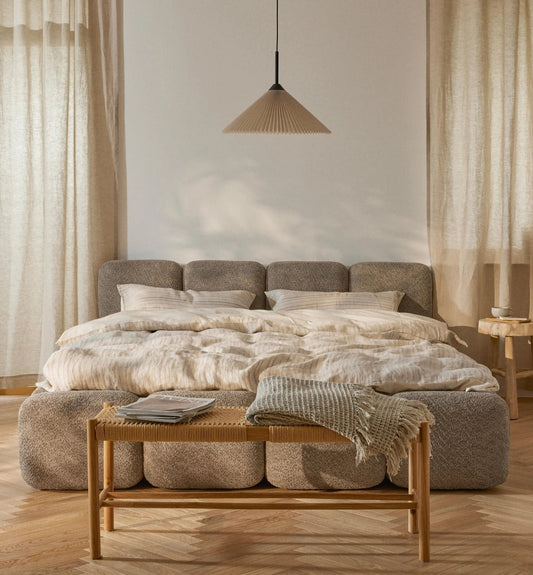 Hazel Boucle Bed