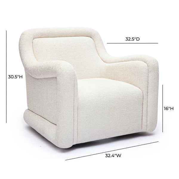 Ivory Lounge Chair