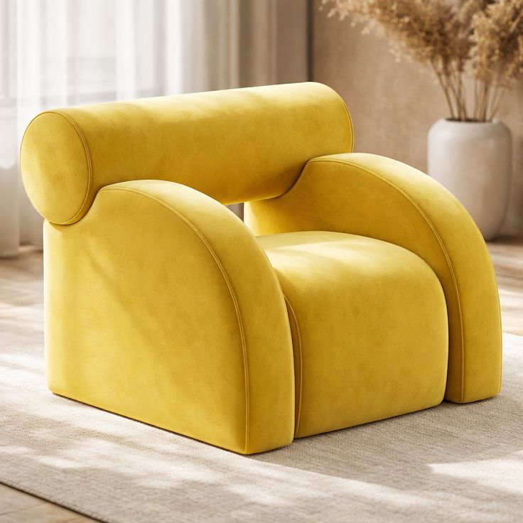 Solara Luxe Velvet Accent Chair