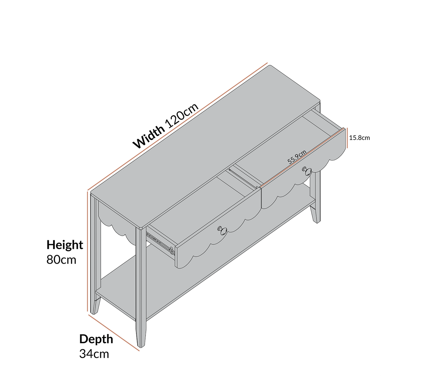 Gemini Console Table