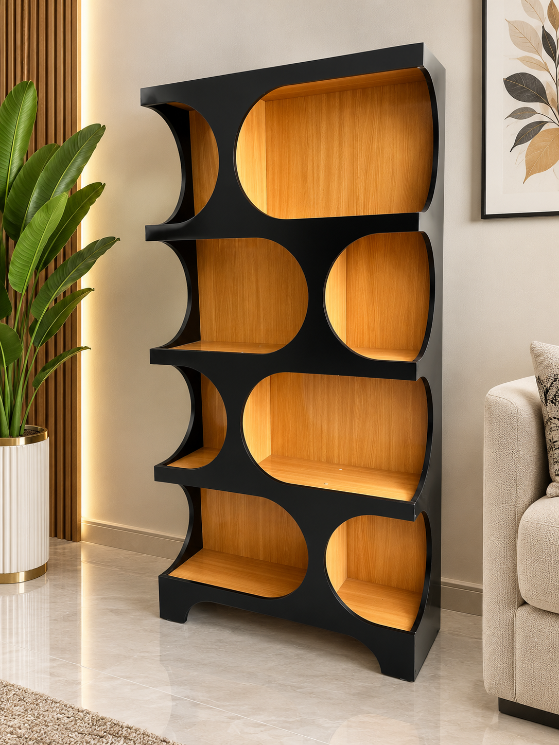 Arco Sculptural Curve Shelf