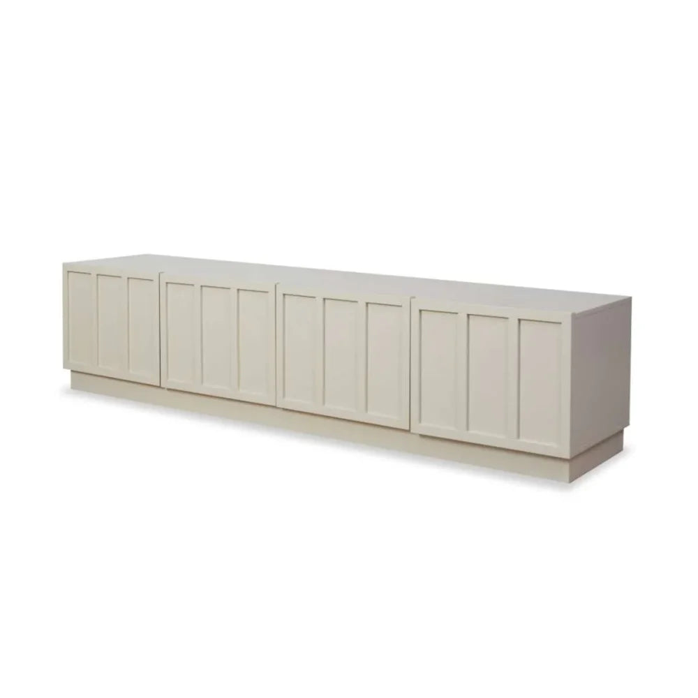 Linear Plinth Media Console