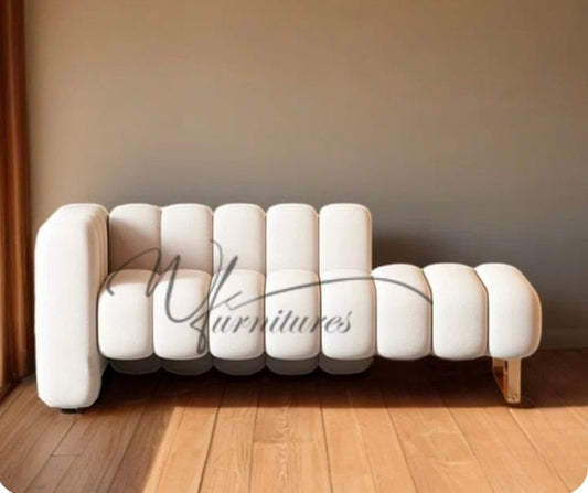 Modern Tufted Chaise Lounge