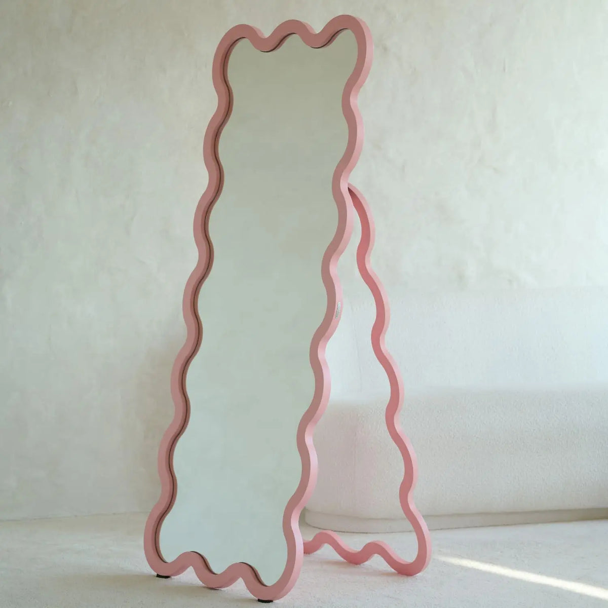 Blush Wave Full-Length Mirror