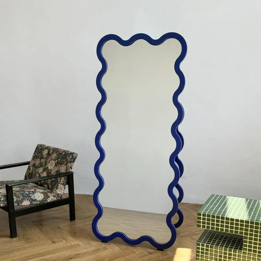 Blush Wave Full-Length Mirror