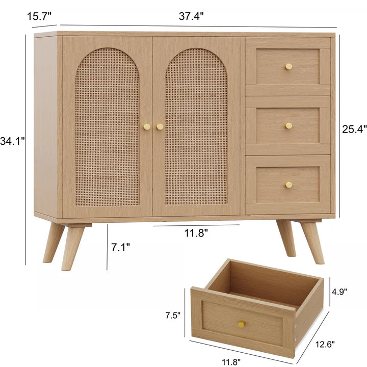 Willi Cane Sideboard