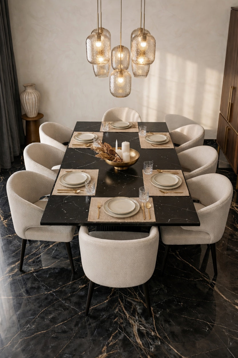 Opaline Elegance Dining Set
