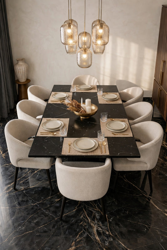 Opaline Elegance Dining Set